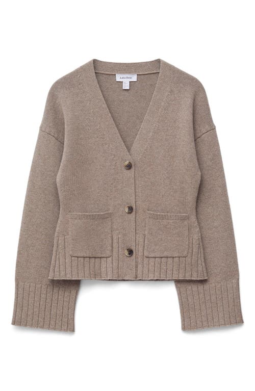 & Other Stories Cotton & Wool Cardigan In Neutral