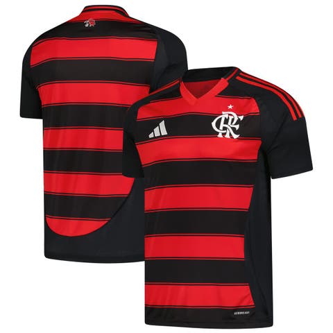 Men's adidas Black CR Flamengo 2024/25 Home Replica Jersey