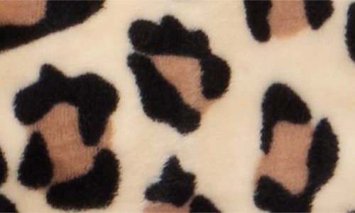 Assorted Kids' Disney Minnie Mouse Animal Print Zip Hoodie In Brown
