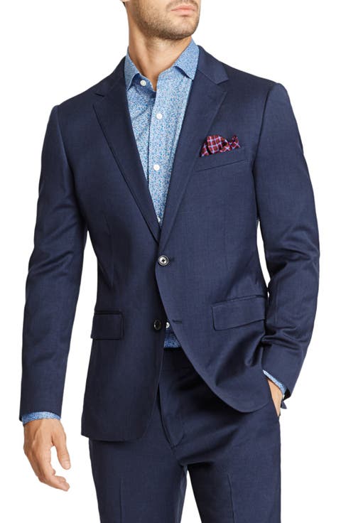 Jetsetter Slim Fit Stretch Wool Suit Jacket (Regular & Big)