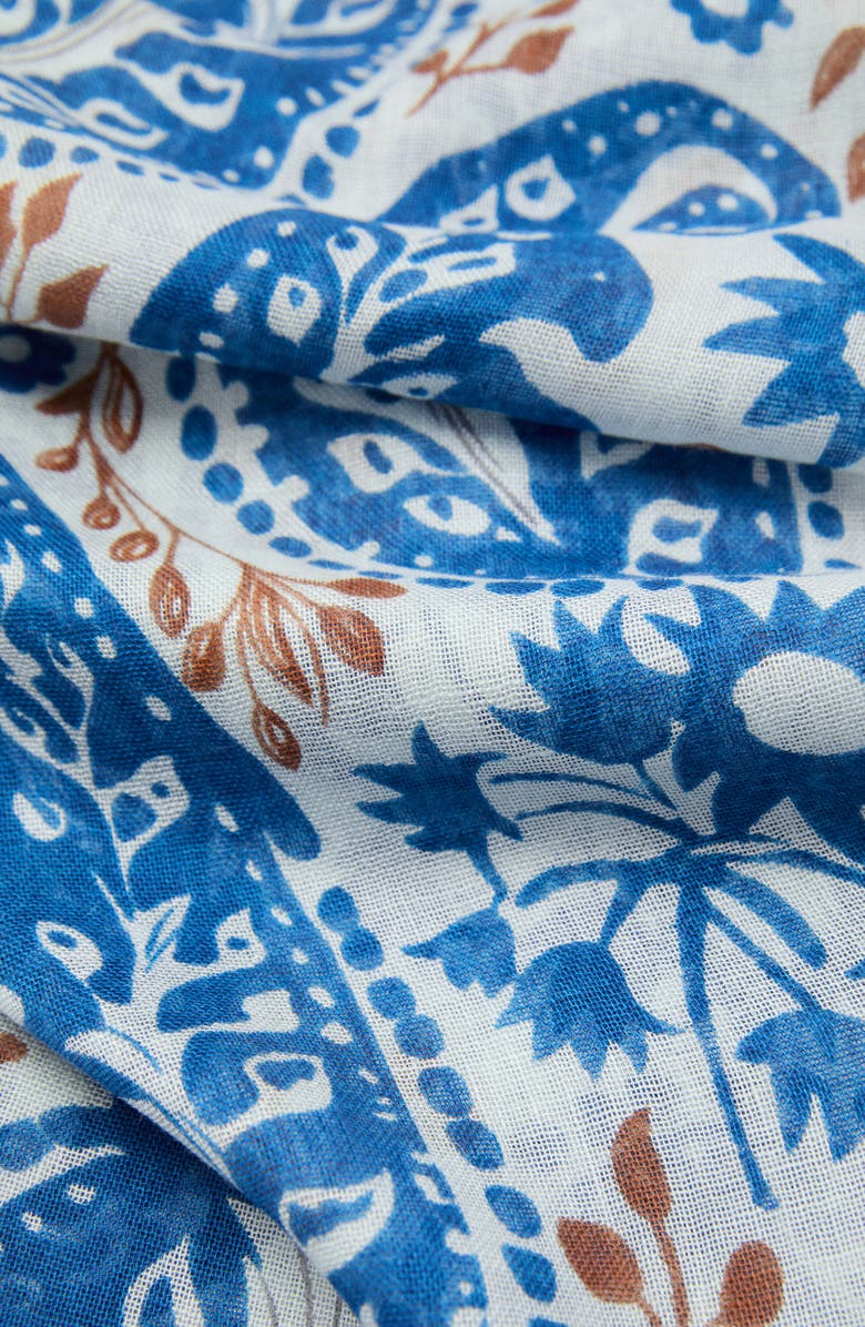 MANGO Paisley Scarf, Alternate, color,