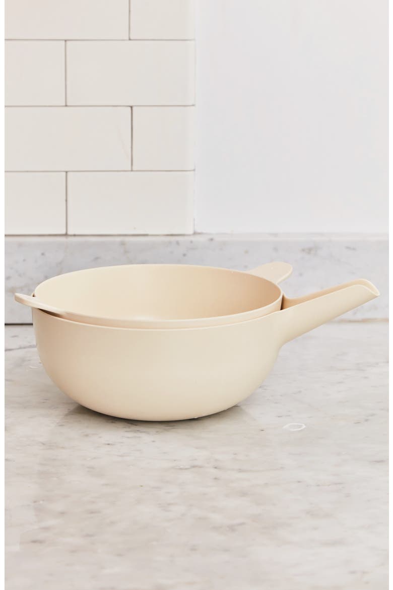 Pronto Large Handy Bowl & Colander Set, Alternate, color, BLACK