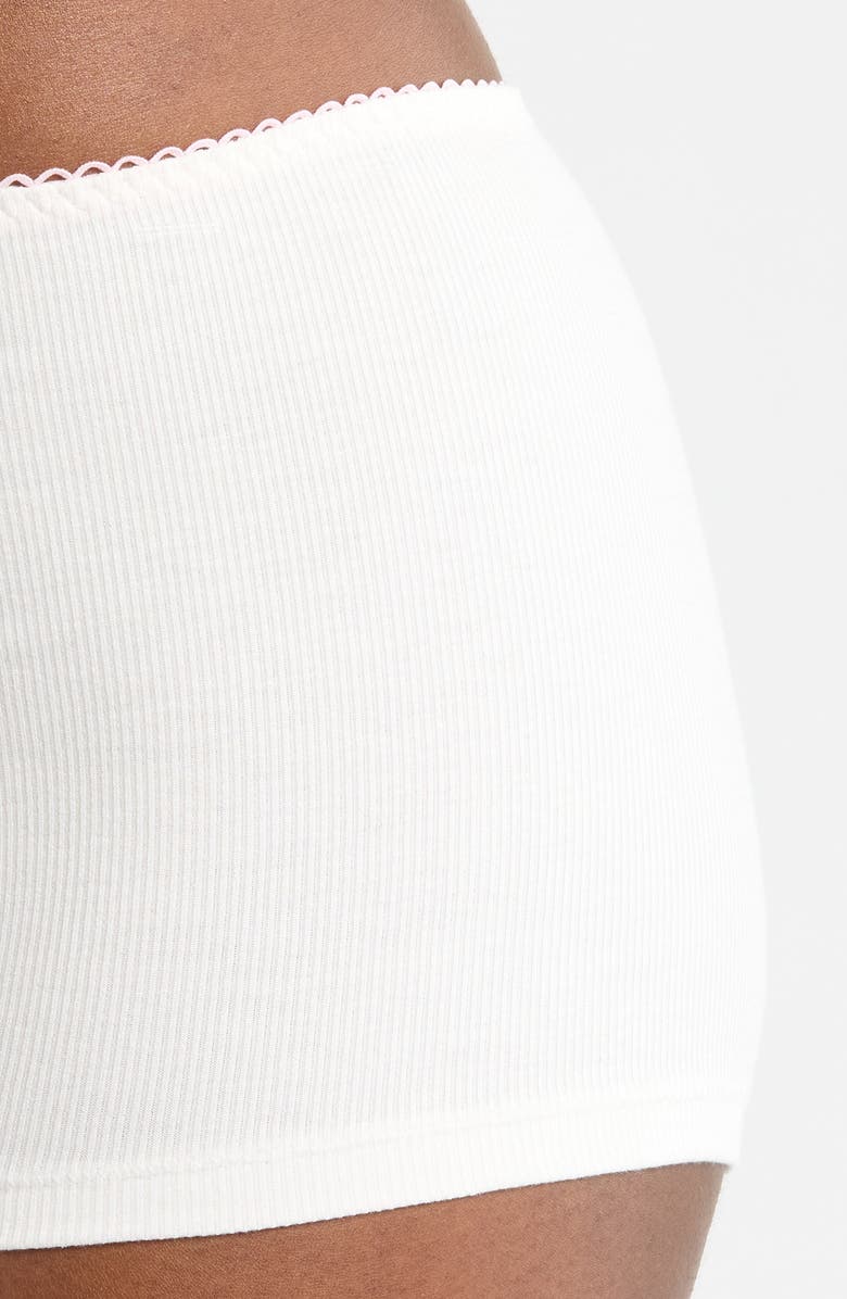 KILO BRAVA Rib Lounge Shorts, Alternate, color, White