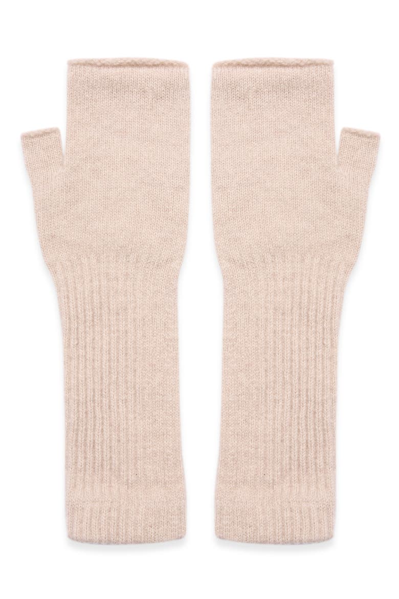 British Supersoft Wrist Warmers, Main, color, Oatmeal