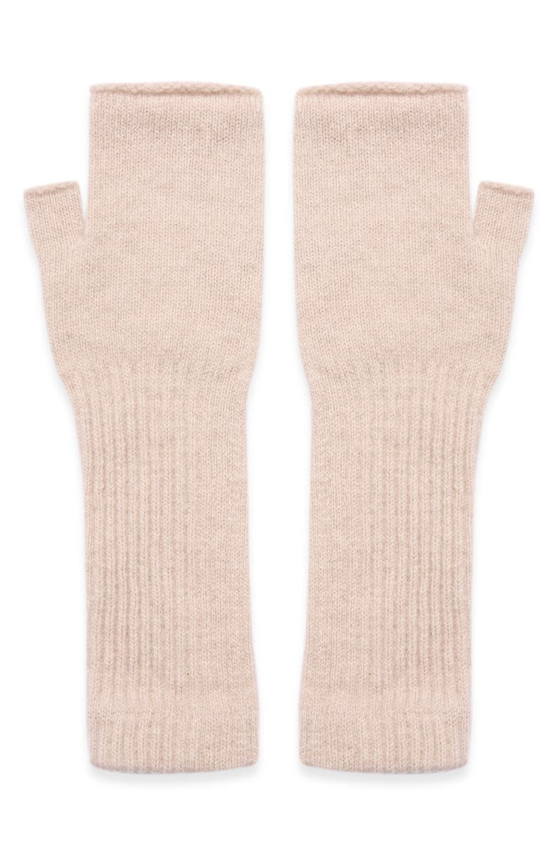 Celtic & Co. British Supersoft Wrist Warmers, Alternate, color, Oatmeal