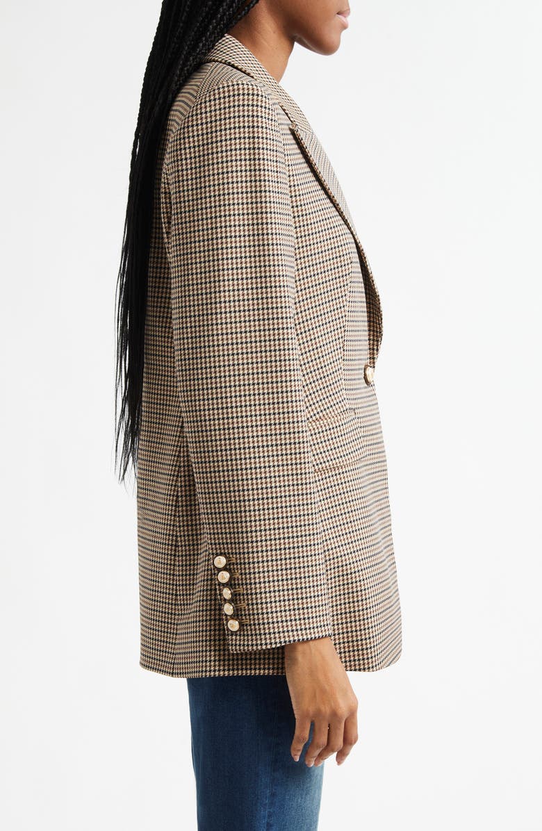 Veronica Beard Livvy Houndstooth Dickey Jacket, Alternate, color,
