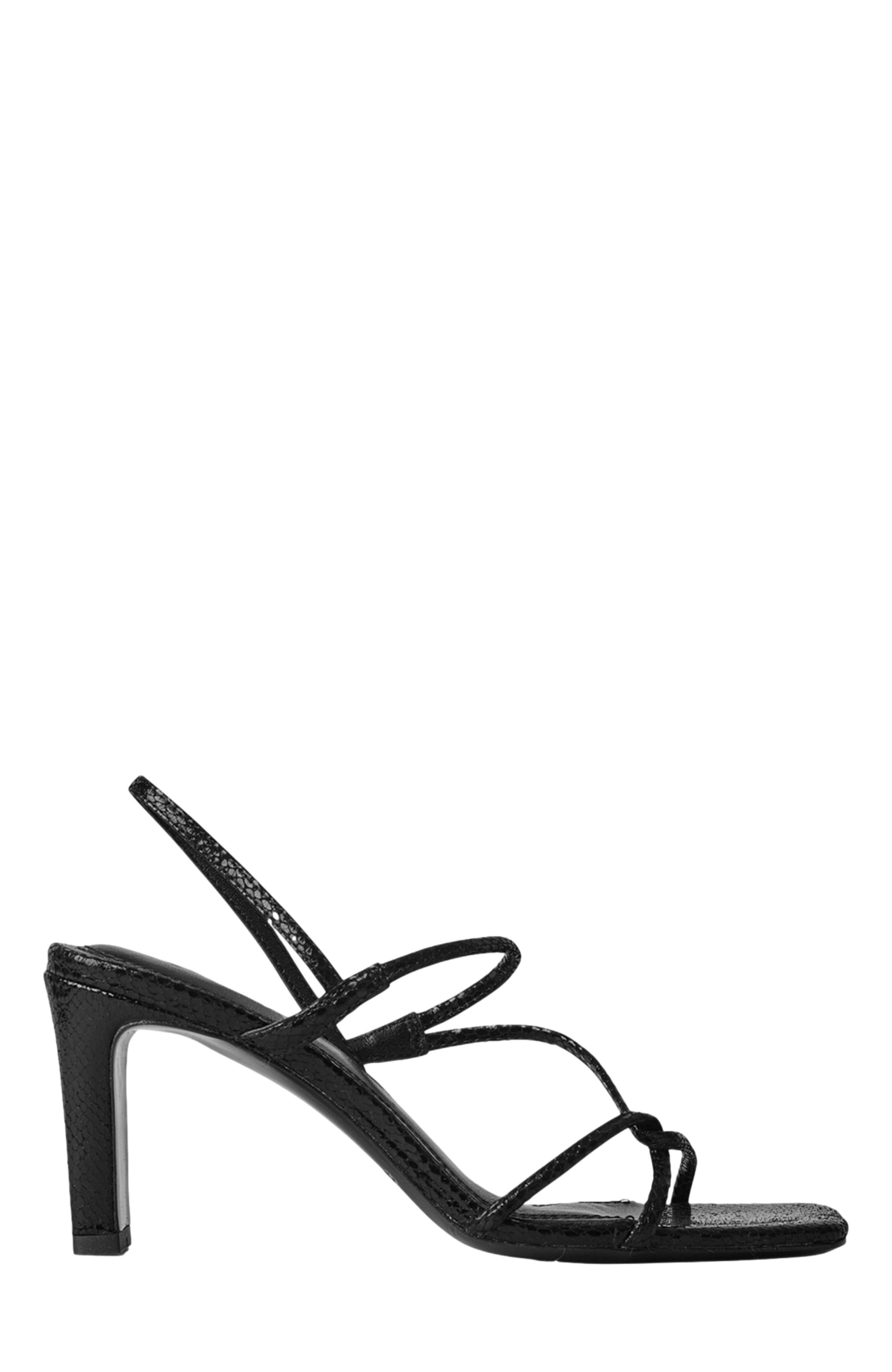 SANDRO Sandals with narrow straps, Main, color, Black