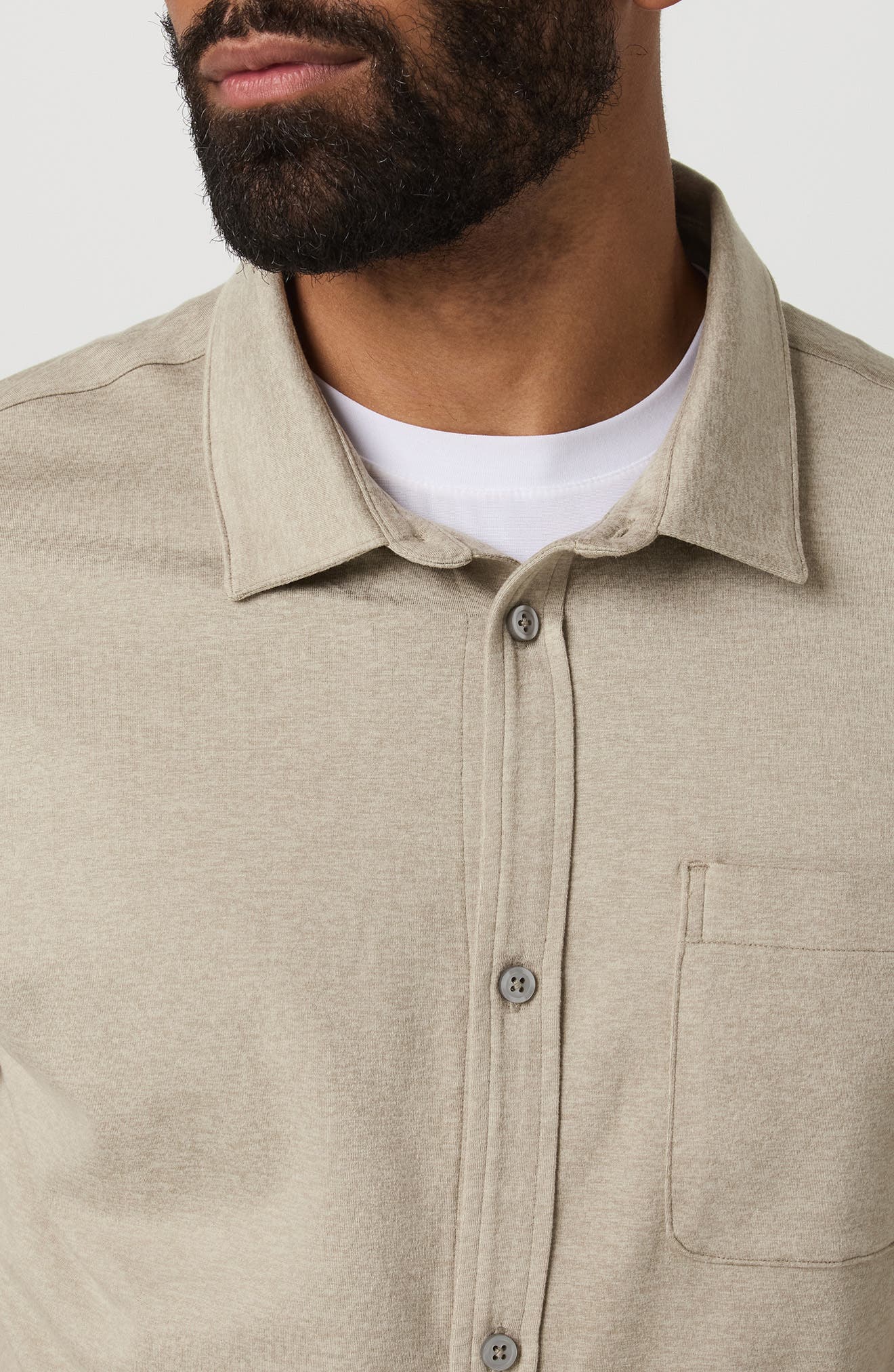 Ponto Short Sleeve Performance Button-Up Shirt - image 4
