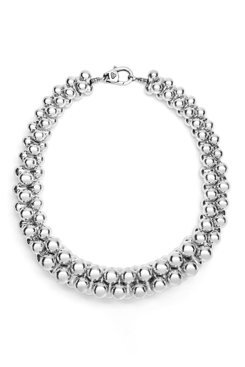 Caviar Bubbly Beaded Collar Necklace video