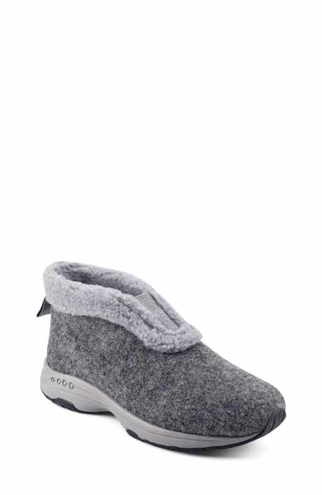 Easy Spirit Trepose Faux Shearling Lined Slipper