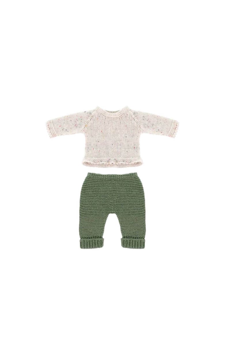 Miniland Knitted Doll Outfit for 12 5/8" Miniland Dolls, Main, color, Multi
