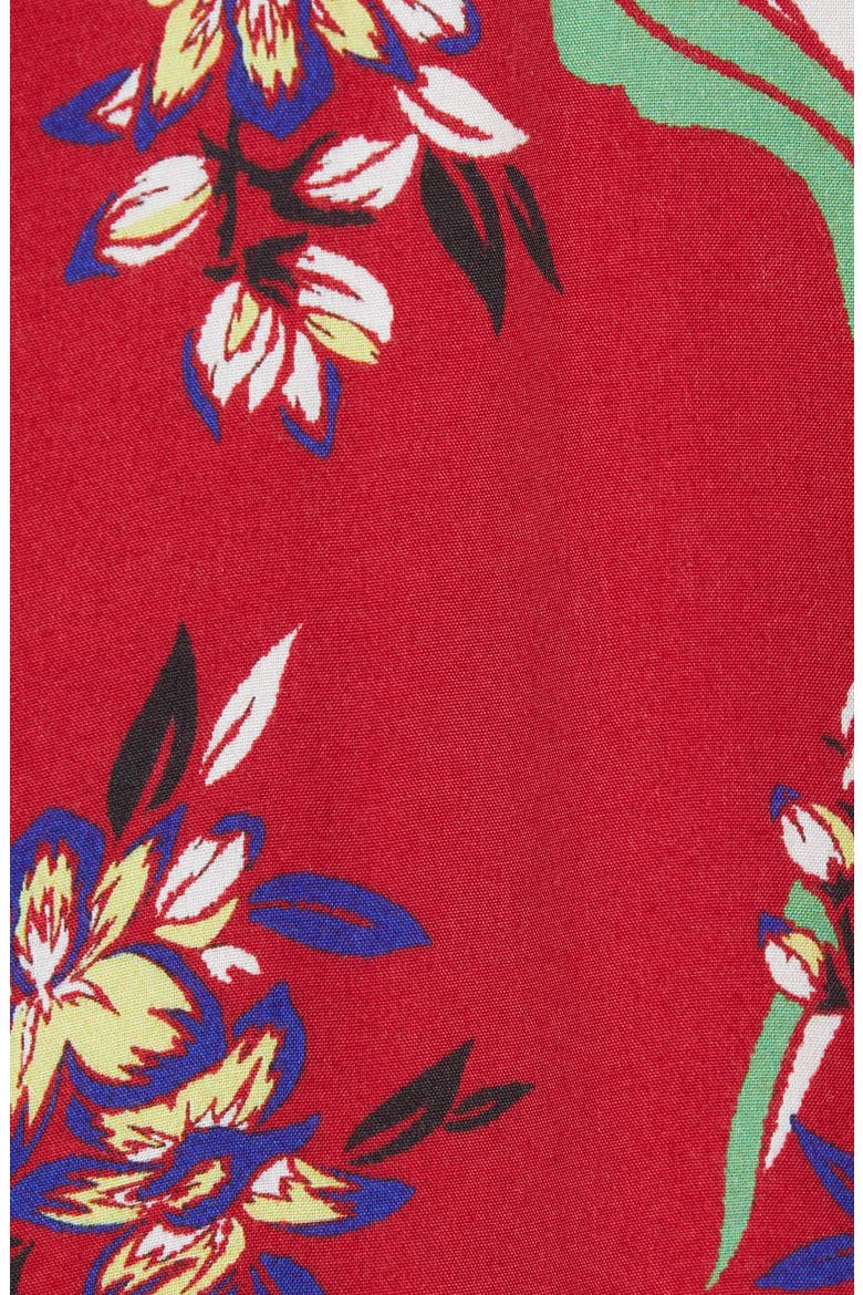 '40s Floral Print Shirt, Alternate, color, LOTUS PRINT