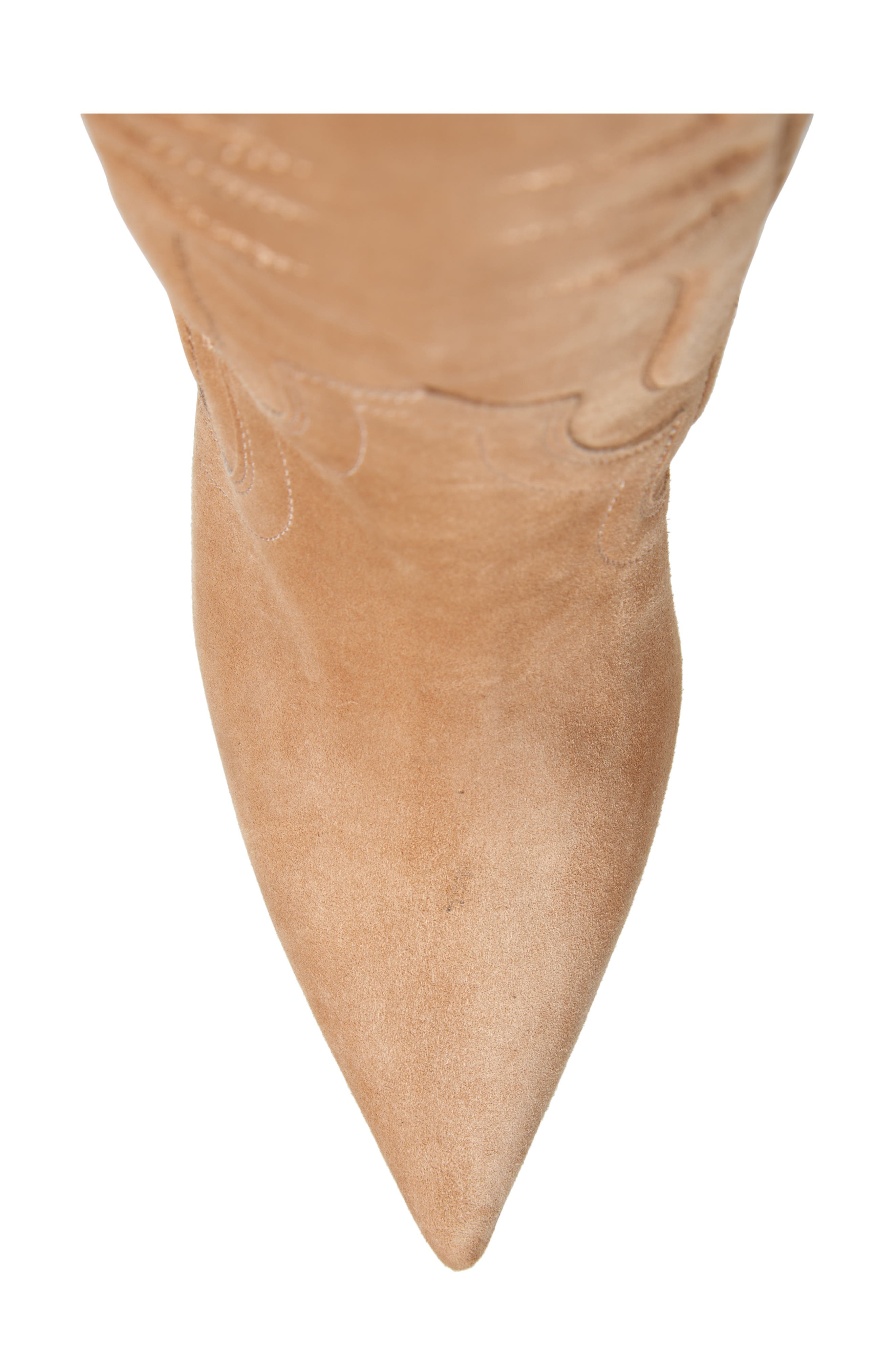 Christian Louboutin Santia Knee High Western Boot, Alternate, color, 