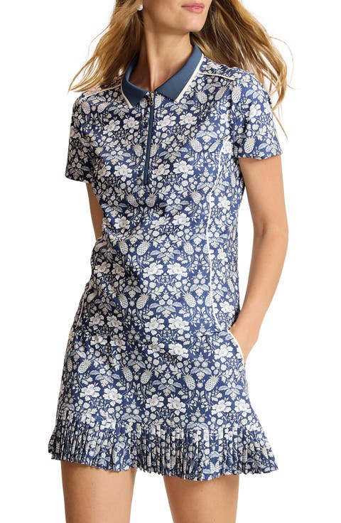 Tropical Reflection Short Sleeve Performance Polo