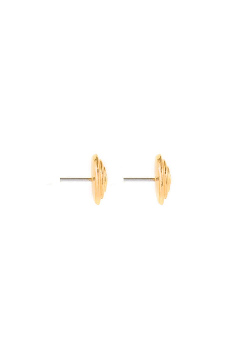 1980s Vintage Gold Plated Earrings, Alternate, color, Gold Plated