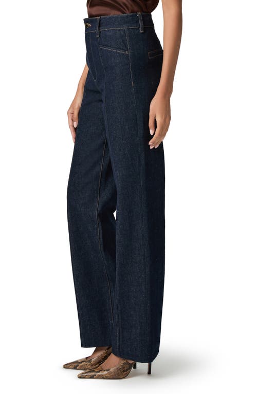 Paige Womens Skye Straight-leg Denim Trousers Saville In Blue