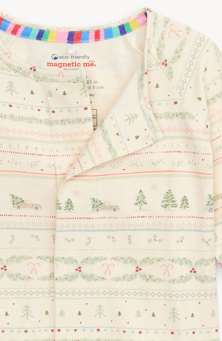 Magnetic Me Time of Wonder Convertible Magnetic Romper, Alternate, color, Beige