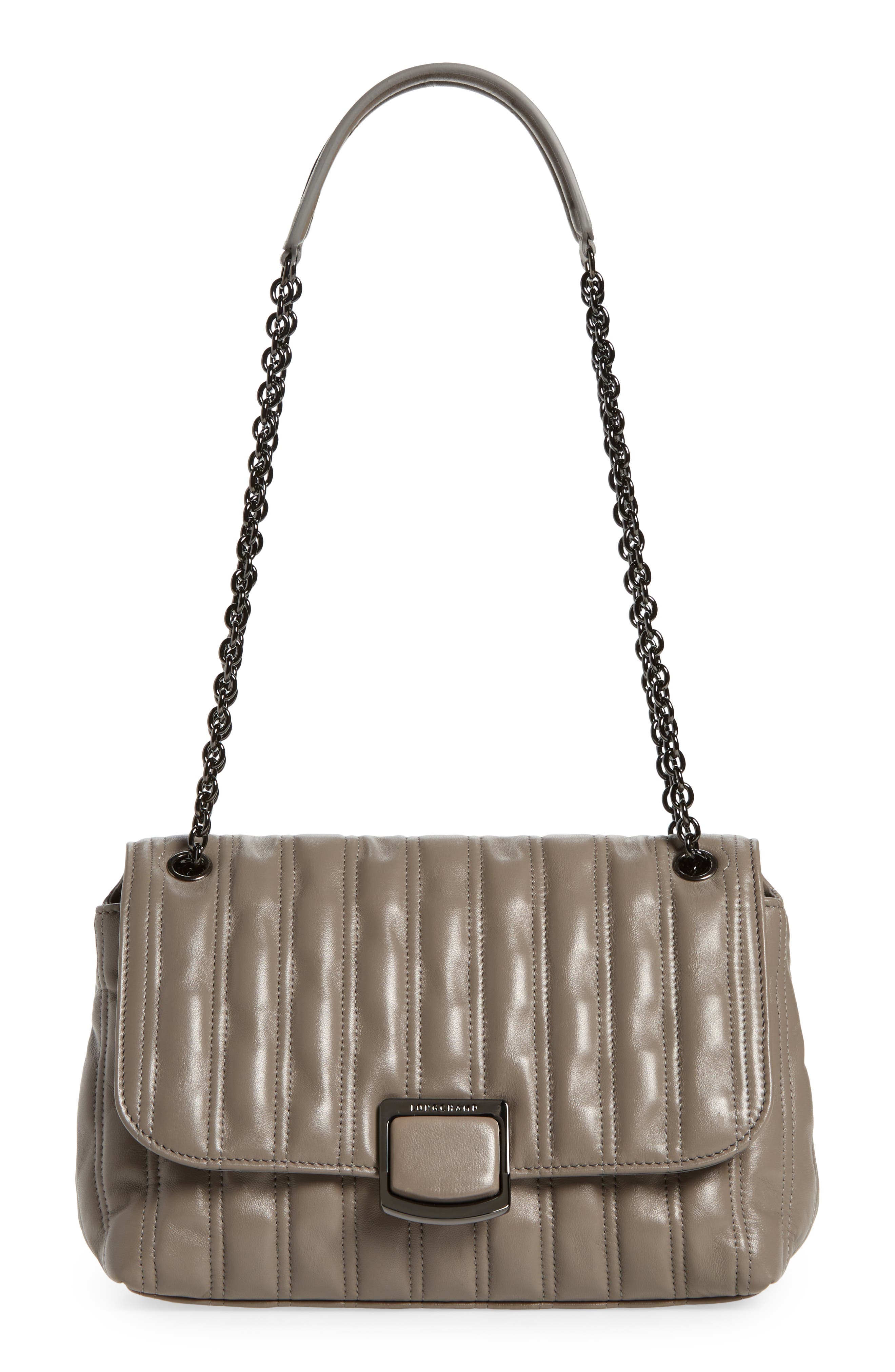Brioche Large Shoulder Bag, Main, color, TURTLE DOVE