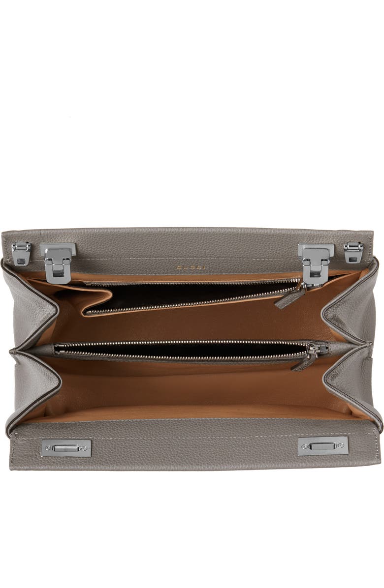 Gucci SmallLeather Satchel, Alternate, color,