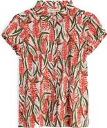 Seasalt Cornwall Rushmaker Floral Organic Cotton Voile Button-Up Shirt