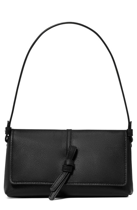 loop pebble leather shoulder bag