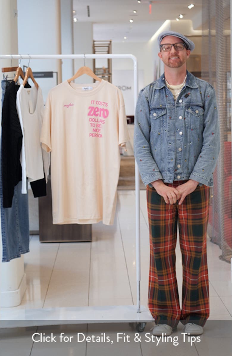 It Costs $0 Cotton Oversize Graphic T-Shirt, sales video thumbnail