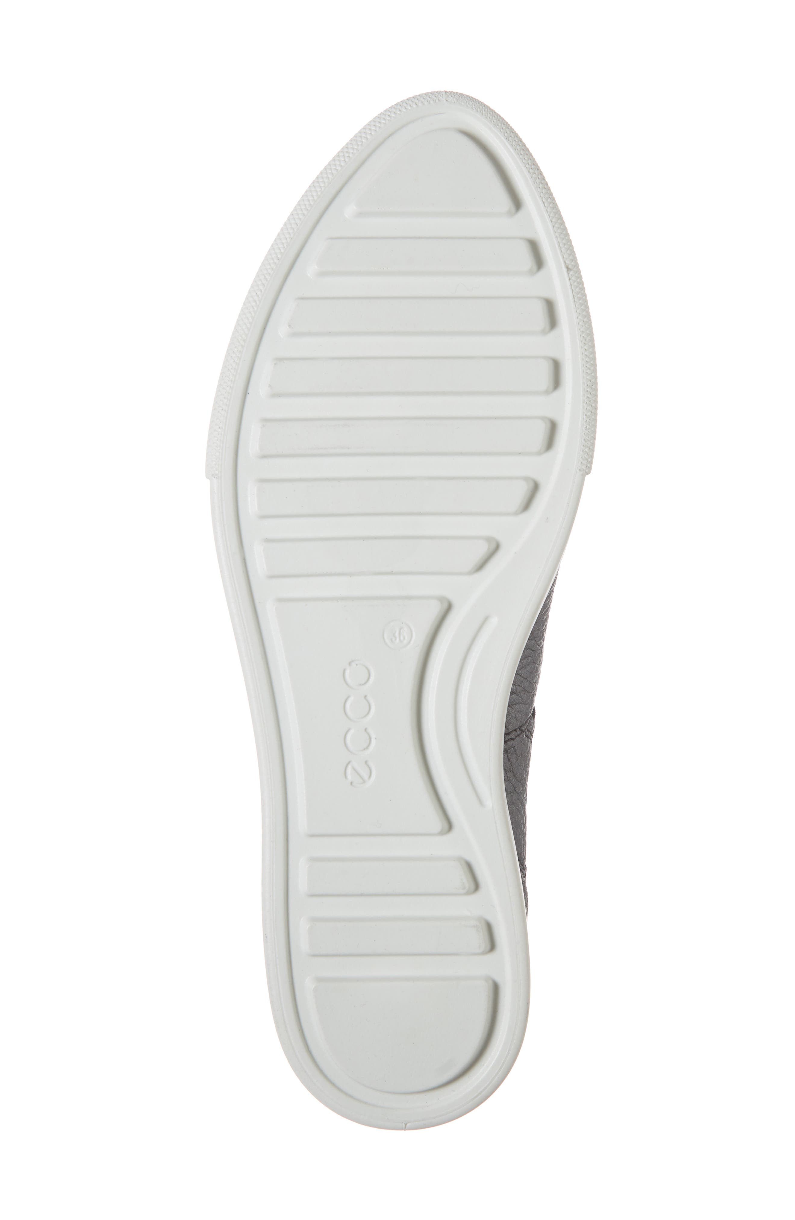 Gillian Slip-On Sneaker, Alternate, color, BLACK/ DARK SILVER LEATHER