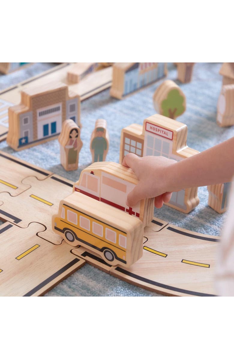 Kaplan Early Learning Company Community Block Set - 20 Pieces, Alternate, color, Multicolored