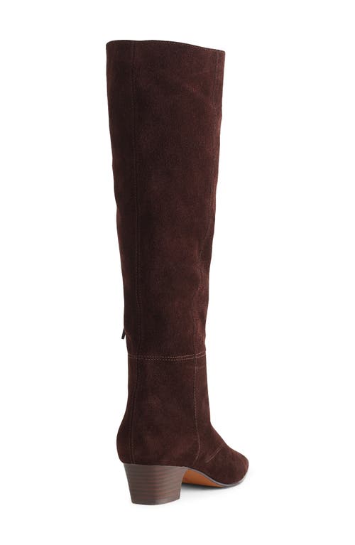 Madewell Lexie Knee High Boot In Brown