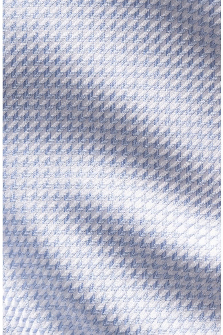 Contemporary Fit Houndstooth Dress Shirt, Alternate, color, LIGHT BLUE
