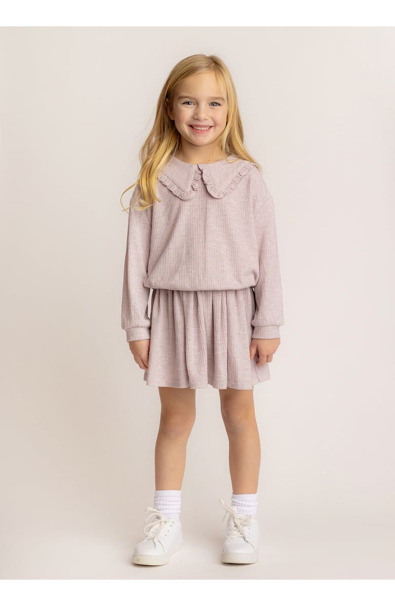 Mabel + Honey Heather Two Piece Set, Alternate, color, Pink