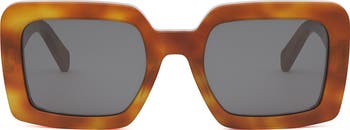 CELINE Triomphe 56mm Square Sunglasses | Nordstrom