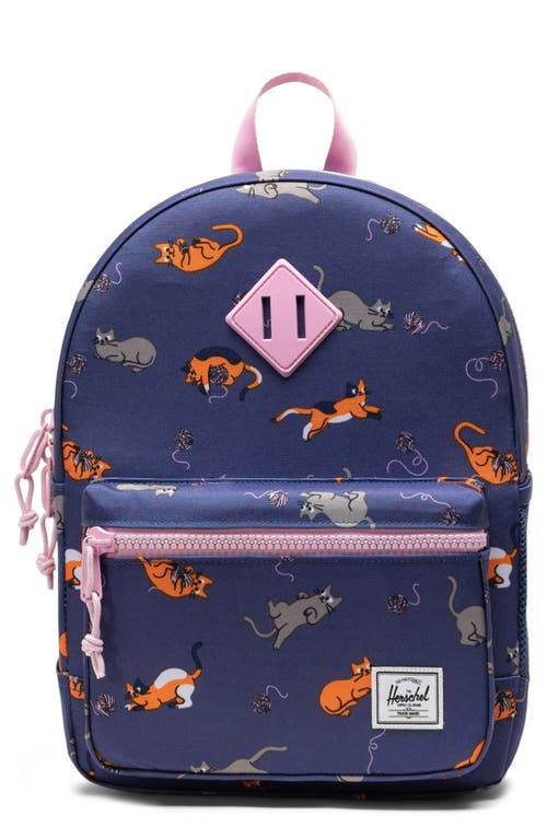 Herschel Supply Co. Kids' Heritage Backpack in Playing Cats 
