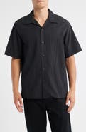 NN07 Julio 5721 Cotton Seersucker Camp Shirt