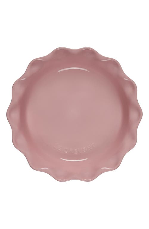 Le Creuset 9-inch Heritage Stoneware Pie Dish In Chiffon Pink
