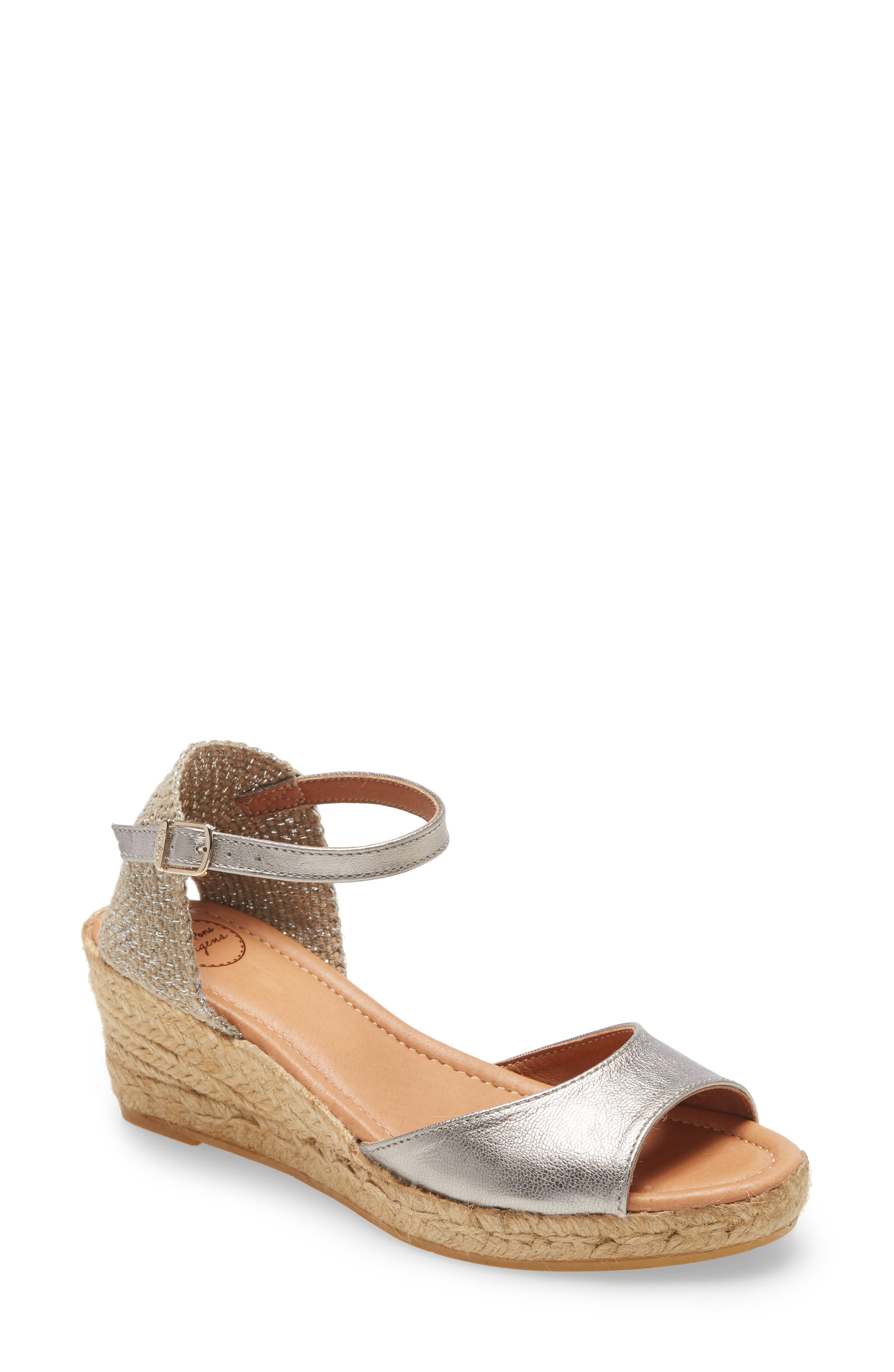 Llivia Wedge Sandal, Main, color, ACER LEATHER