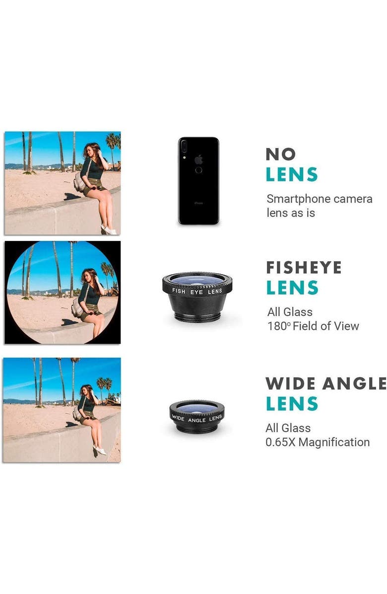 MOVO SmartCine W2 - Wireless Smartphone Video Kit for iPhone/Android, Alternate, color, Black