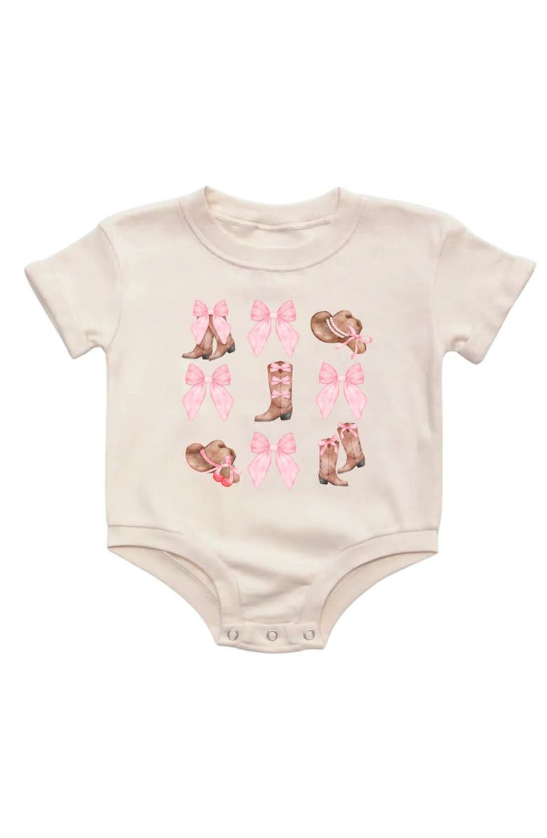 Sweet Wink Cowgirl Short Sleeve Romper, Main, color, 