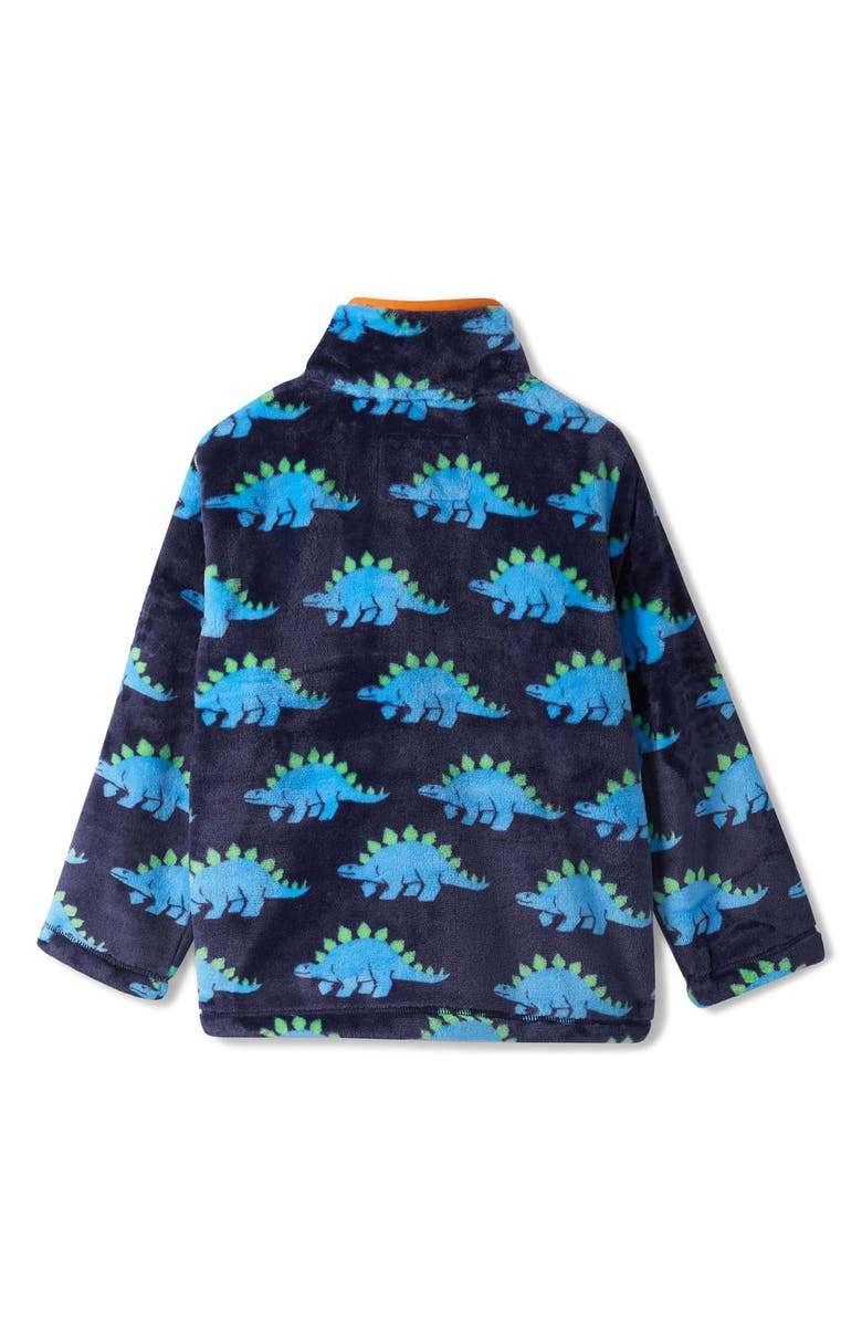 Hatley Kids' Stegosaurus Fleece Zip Jacket, Alternate, color, Patriot Blue