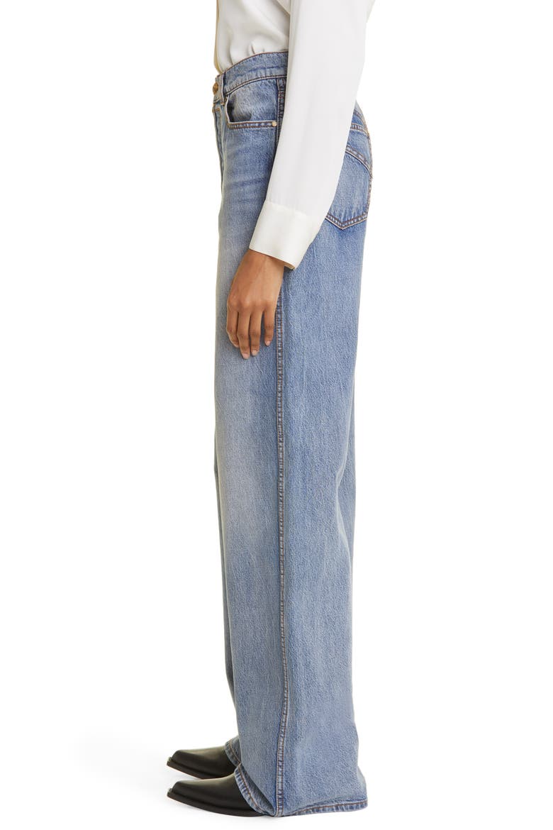 Luminosity Straight Leg Jeans, Alternate, color, BRINY BLUE