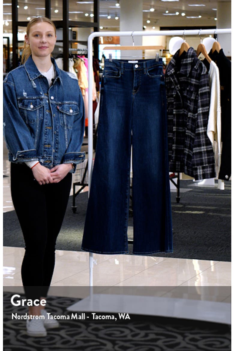 Le Palazzo Wide Leg Jeans video