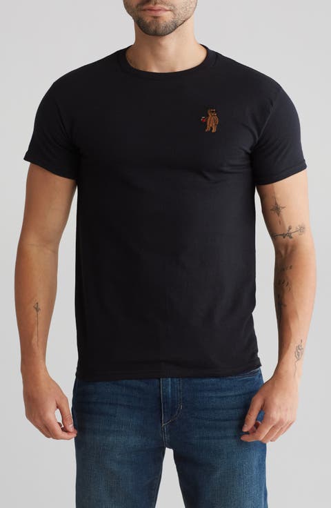 Riot Bear Cotton Graphic Tee