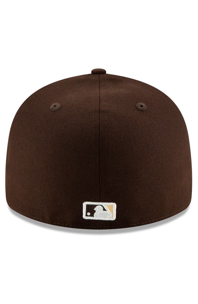 New Era Men's New Era Brown San Diego Padres Alternate 2020 Authentic Collection On-Field Low Profile 59FIFTY Fitted Hat, Alternate, color, Brown