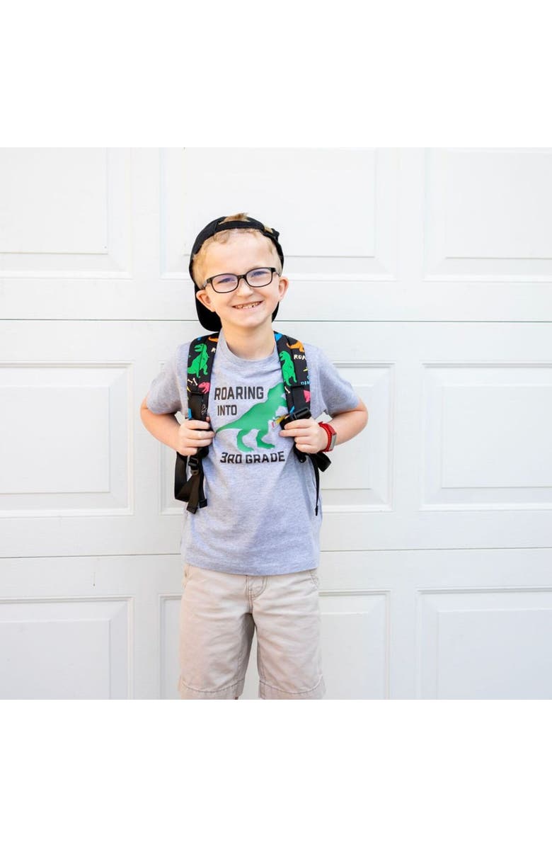 Sweet Wink Roaring Into Third Grade Short Sleeve T-Shirt, Alternate, color, 