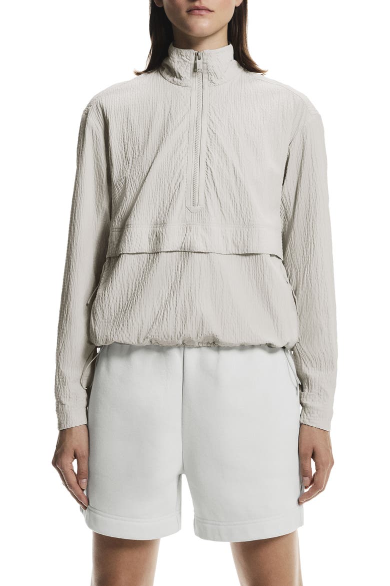 Courtside Half Zip Pullover, Main, color, SAND