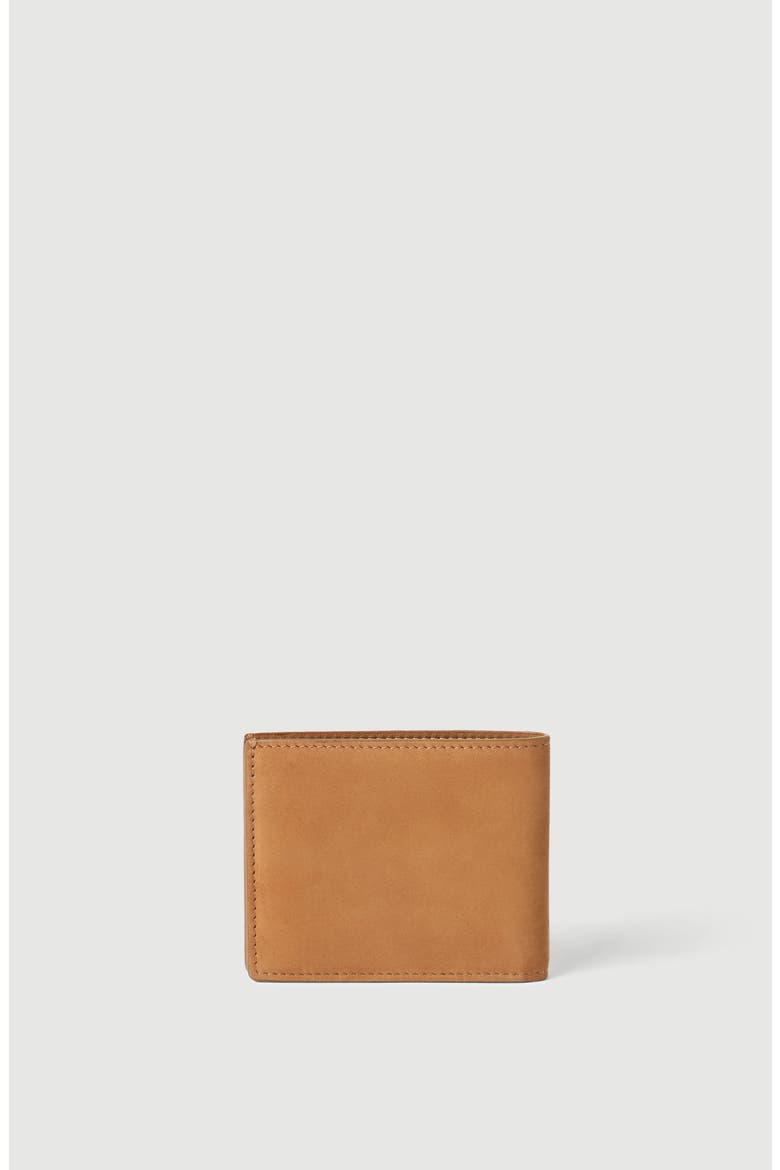 Nubuck wallet, Alternate, color, Cognac