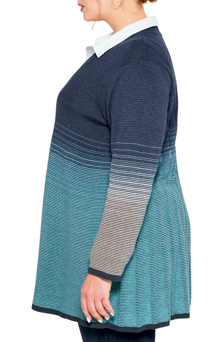NIC+ZOE Ombré Sky Twirl Cardigan, Alternate, color,