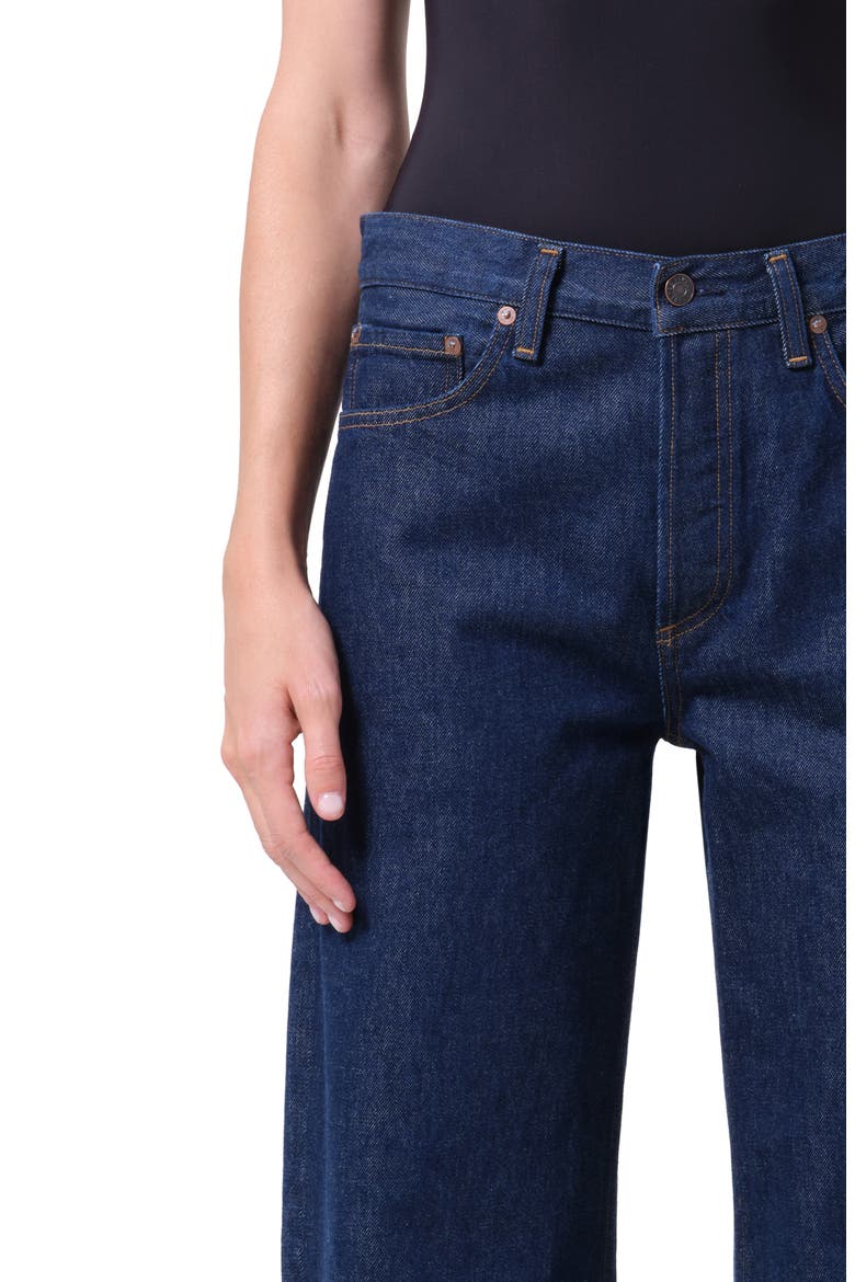 Arc High Waist Loose Wide Leg Jeans, Alternate, color, RINSE RINSE INDIGO