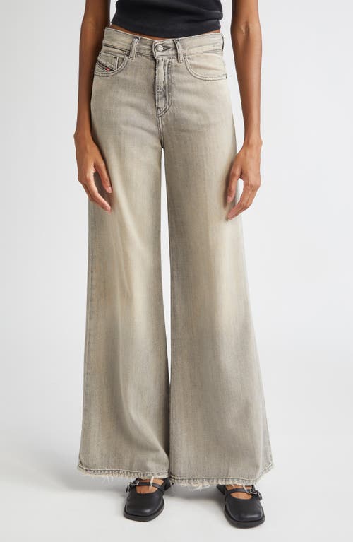 DIESEL® 1978 D-Akemi Distressed Flare Leg Jeans in Grey  product