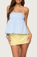 EDIKTED Maddie Stripe Strapless Babydoll Camisole